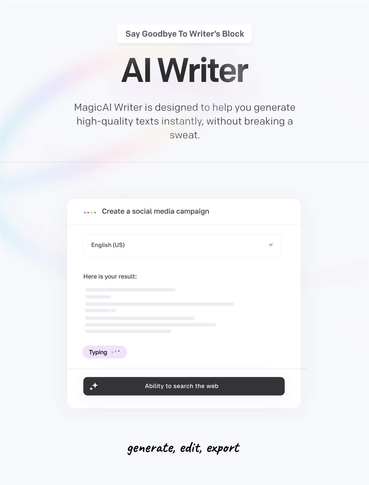 MagicAI for WordPress - AI Text, Image, Chat, Code, and Voice Generator - 6